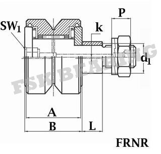 線形ガイド システムのためのGcr15材料FRN62 EIトラック軸受 1